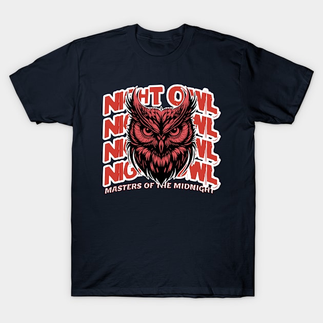 The Night Owl Masters of the Midnight T-Shirt by Turtokart